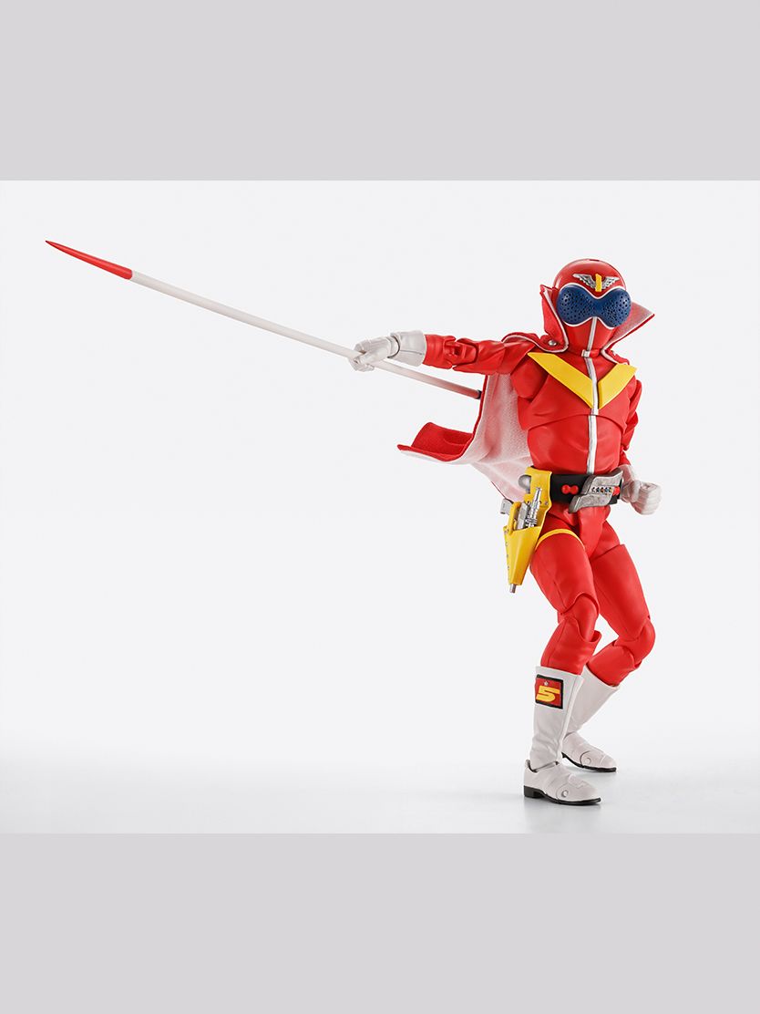 (Pre-Order) S.H.Figuarts (SHINKOCCHOU SEIHOU) AKARENGER Super Sentai 50th Anniversary Ver. (First Press Limited Base)