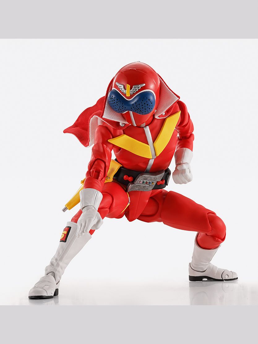(Pre-Order) S.H.Figuarts (SHINKOCCHOU SEIHOU) AKARENGER Super Sentai 50th Anniversary Ver. (First Press Limited Base)