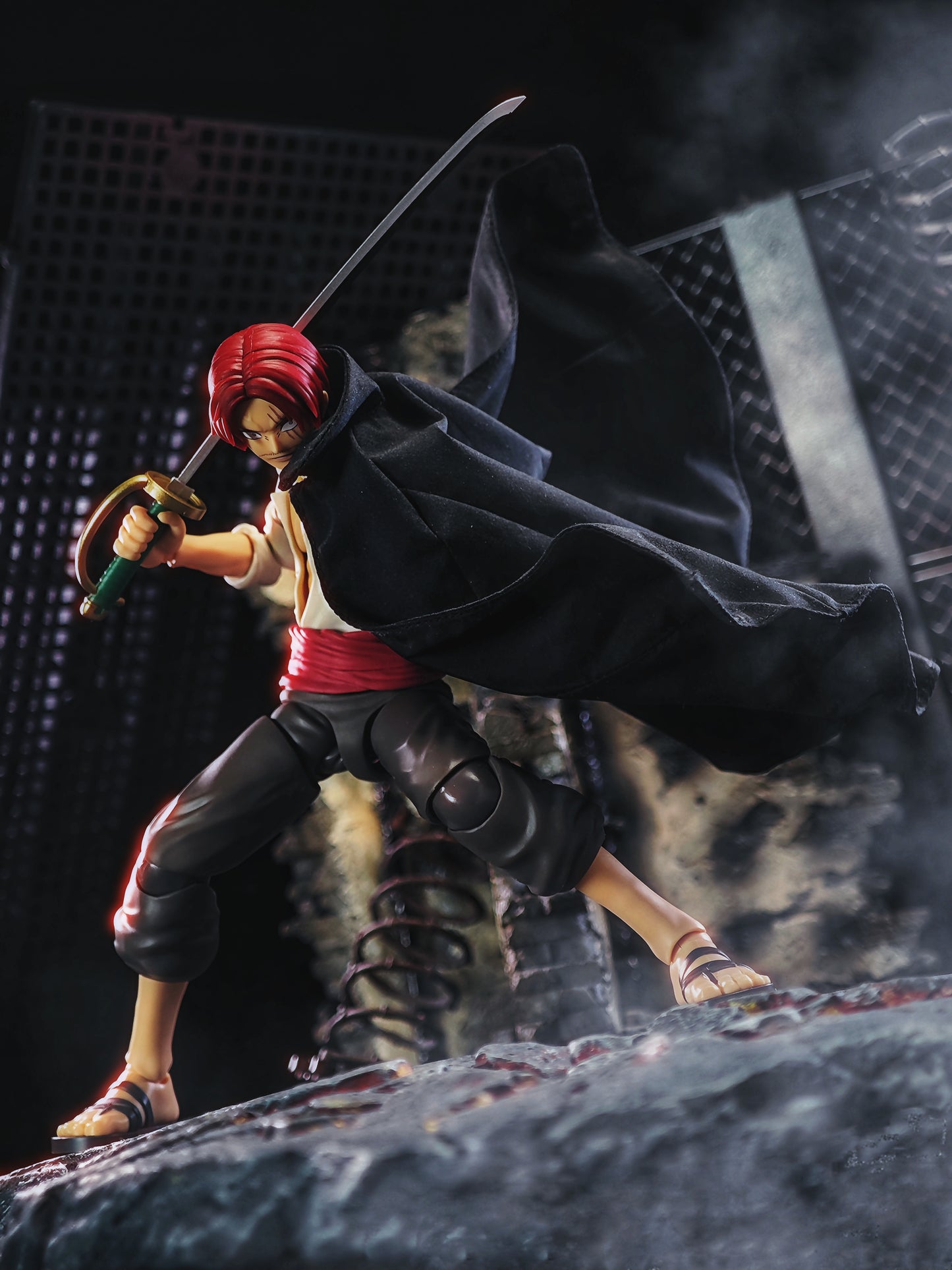Custom 1/12 Clothing Accessories Cape for S.H.Figuarts Shanks