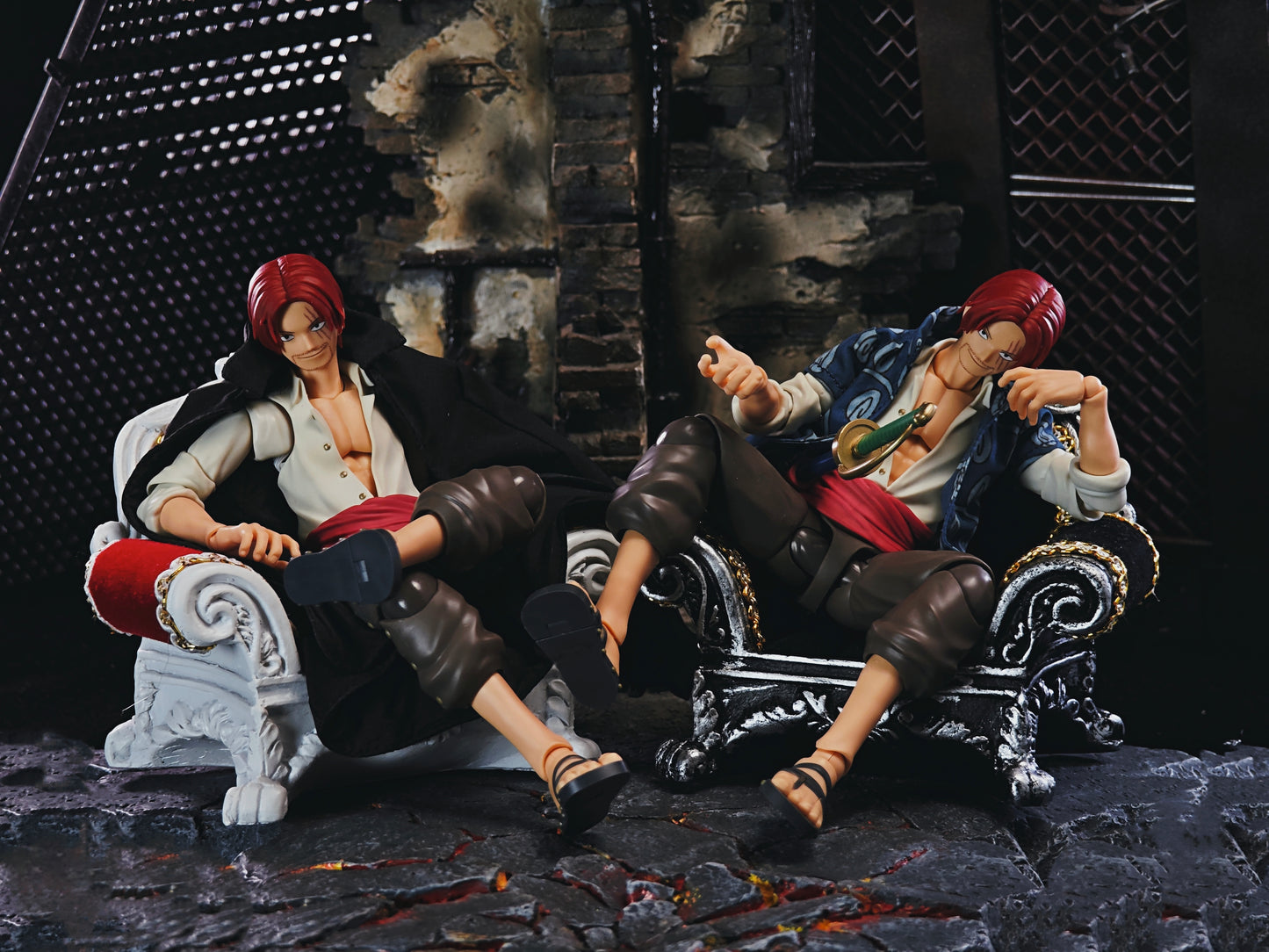 Custom 1/12 Clothing Accessories Cape for S.H.Figuarts Shanks