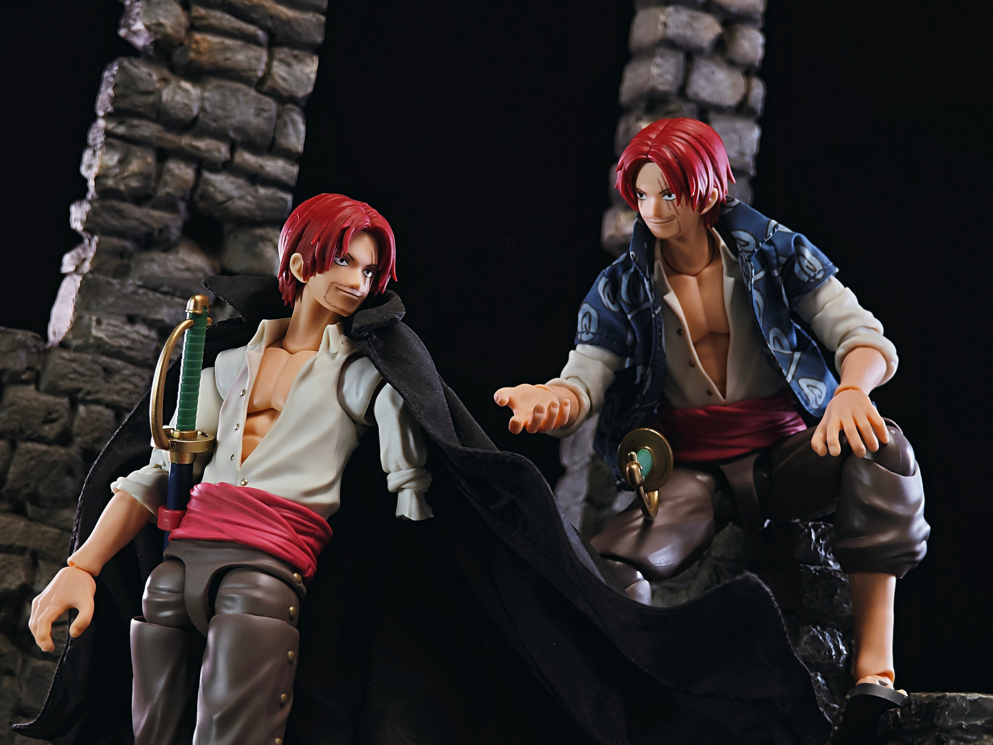Custom 1/12 Clothing Accessories Cape for S.H.Figuarts Shanks