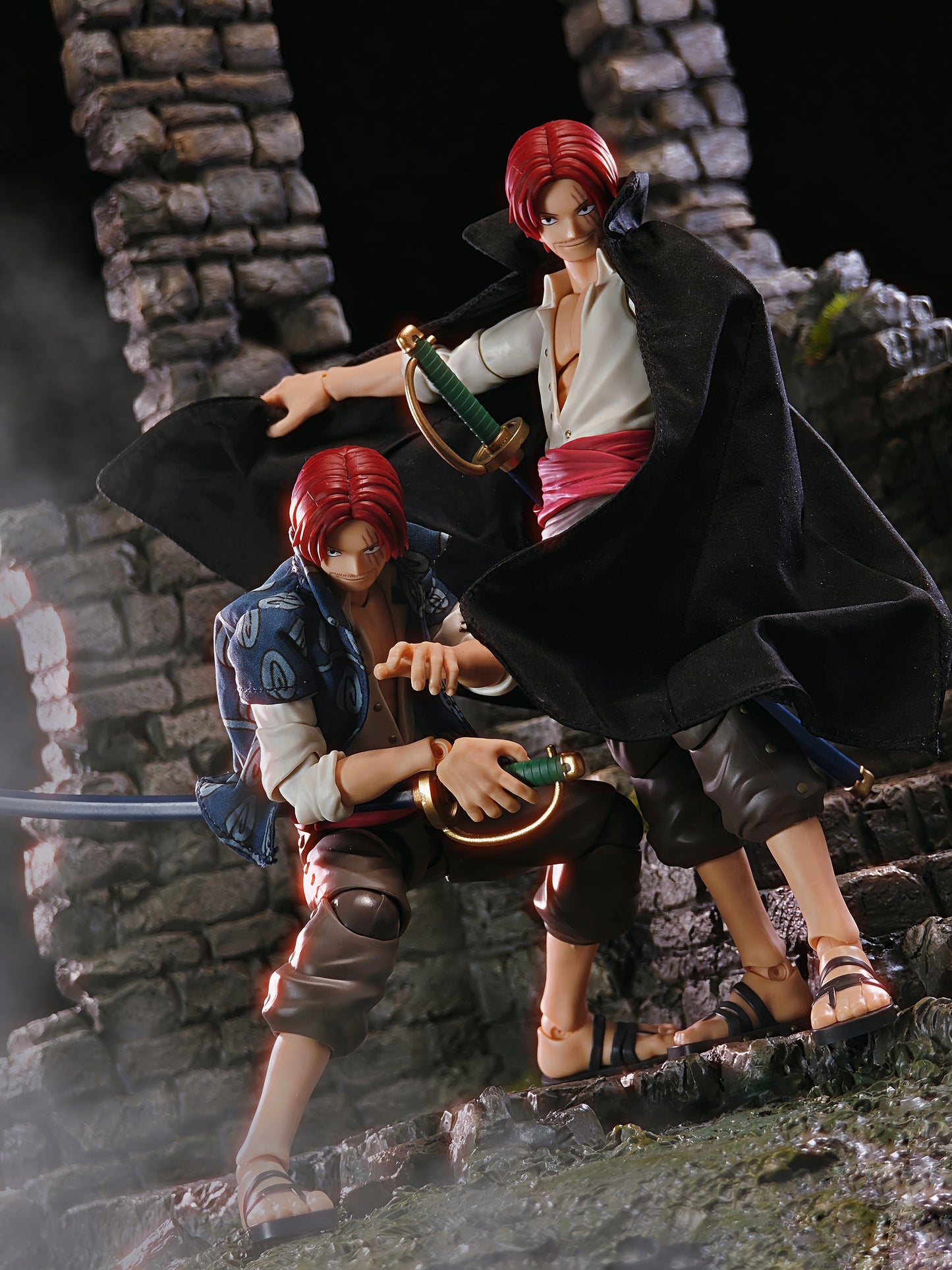 Custom 1/12 Clothing Accessories Cape for S.H.Figuarts Shanks