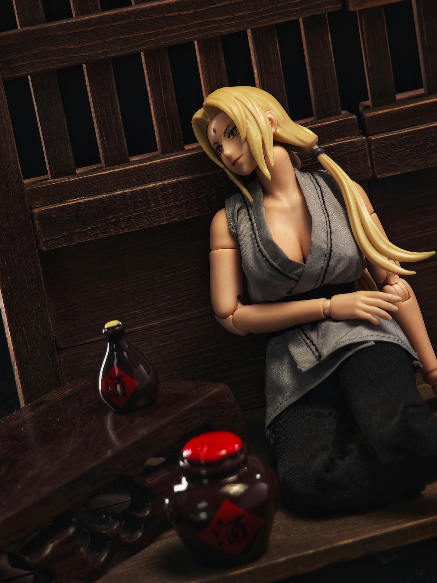 Custom 1/12 Clothing Accessories for S.H.Figuarts crazyfigure bodyTsunade