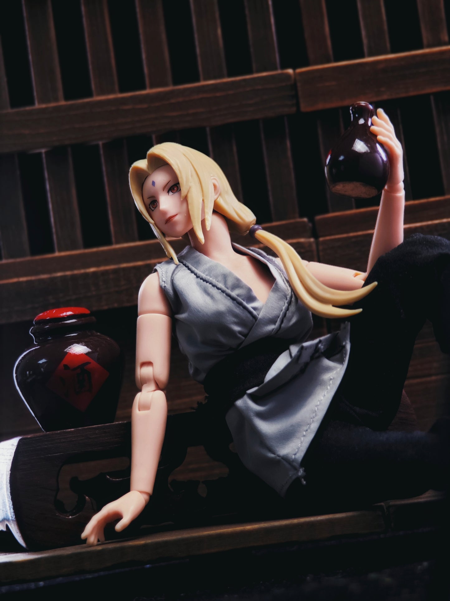 Custom 1/12 Clothing Accessories for S.H.Figuarts crazyfigure bodyTsunade