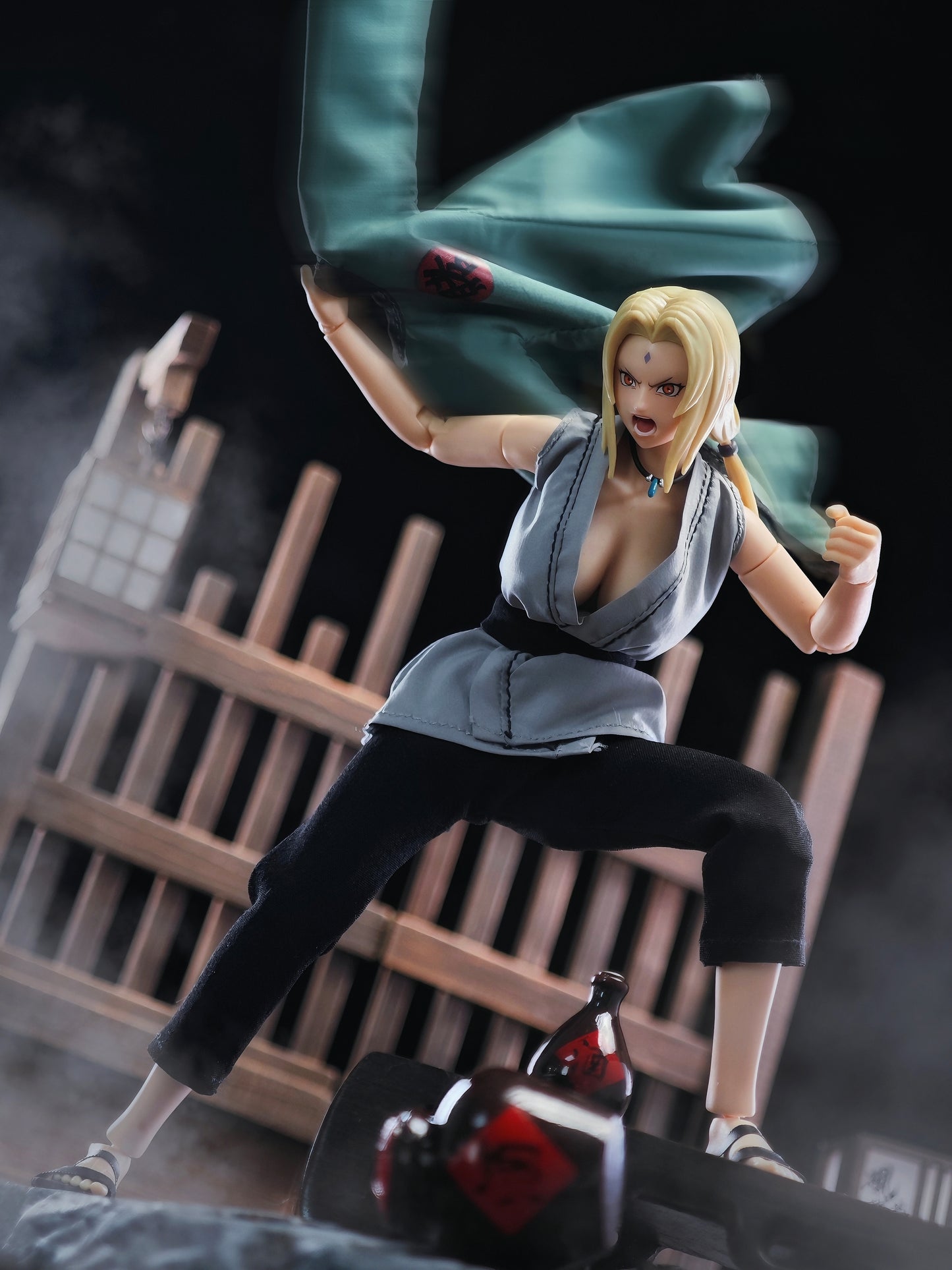 Custom 1/12 Clothing Accessories for S.H.Figuarts crazyfigure bodyTsunade