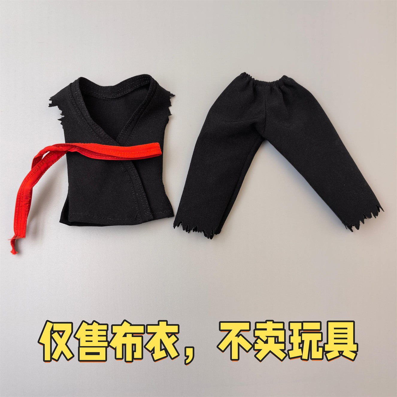 Custom 1/12 Clothing Accessories Clothes Street Fighters for Romankey Big Guy Body