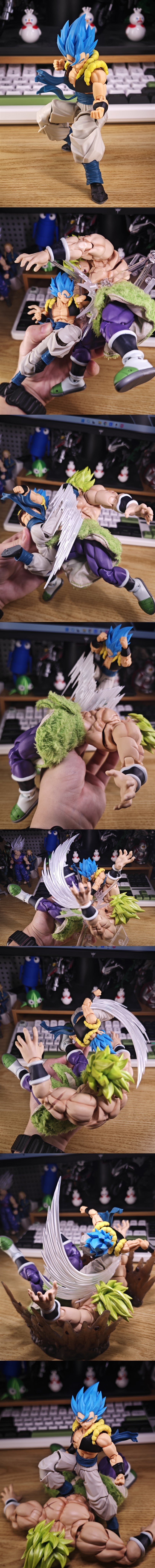 Custom 1/12 Clothing Accessories Clothes for Dragon Ball Gogeta