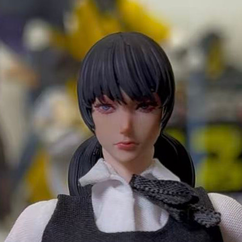 Custom 1/12 Action Figure Chainsaw Man Yoru War Devil for Romankey Body