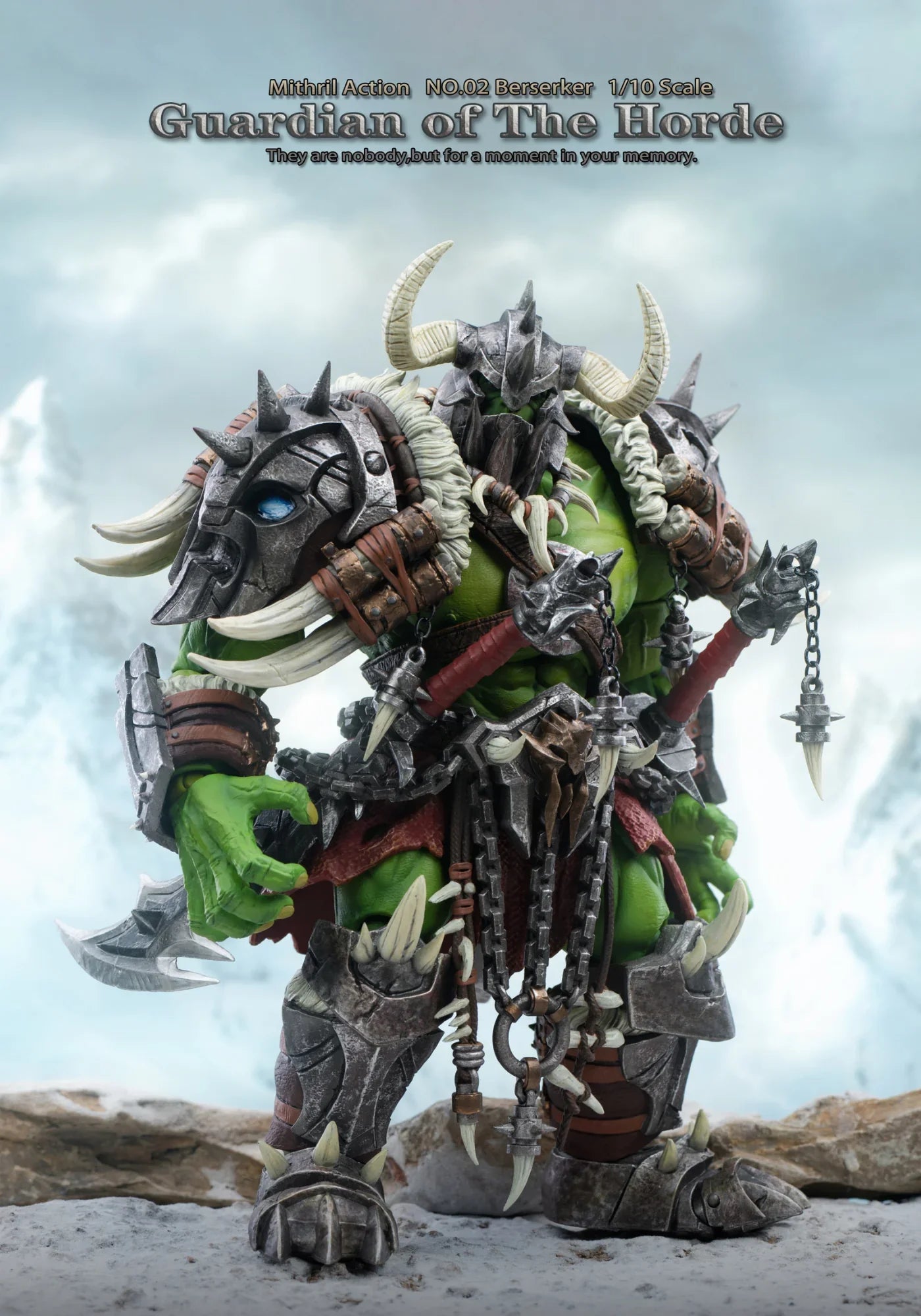Mithril Action studio 1/10 Guadian of the Horde wave 2 Dual Blade Orc (In Stock)