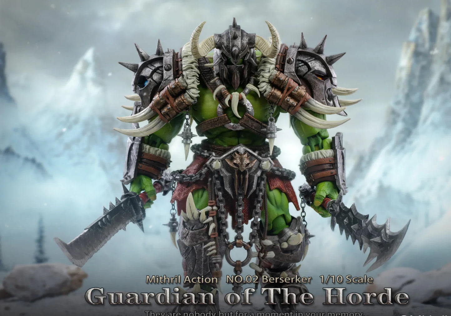 Mithril Action studio 1/10 Guadian of the Horde wave 2 Dual Blade Orc (In Stock)