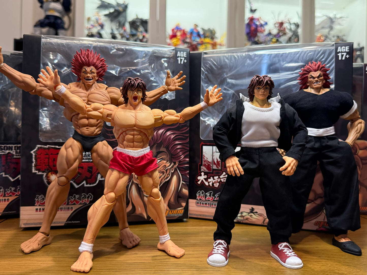 Storm Collectibles Baki and Yujiro with Baki custom Cloth (Pre-Owned)