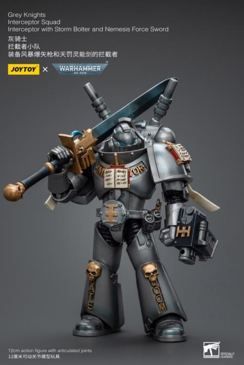 (Pre-Order) Warhammer 40K Grey Knights Interceptor Squad Interceptor with Storm Bolter and Nemesis Force Sword