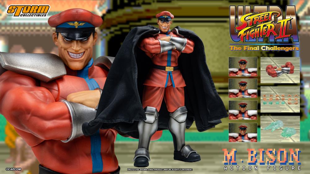 (Pre-Order) Storm Collectibles Ultra Street Fighter II: The Final Challengers M. Bison 1/12 Scale Action Figure
