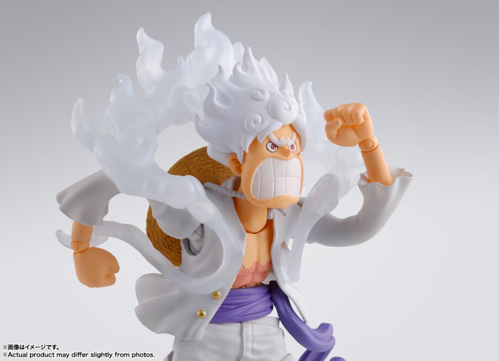 (Pre-Order) One Piece S.H.Figuarts Monkey D. Luffy (Gear 5) - Reissues