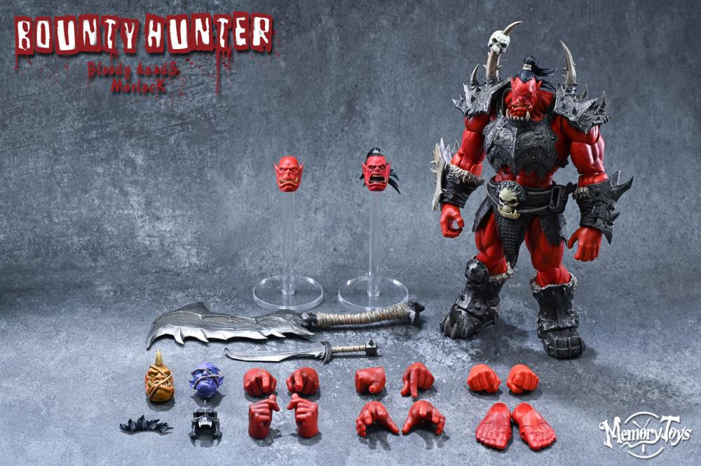 MEMORY TOYS Bounty Hunter Bloody Hands Molork Action Figure (In Stock)