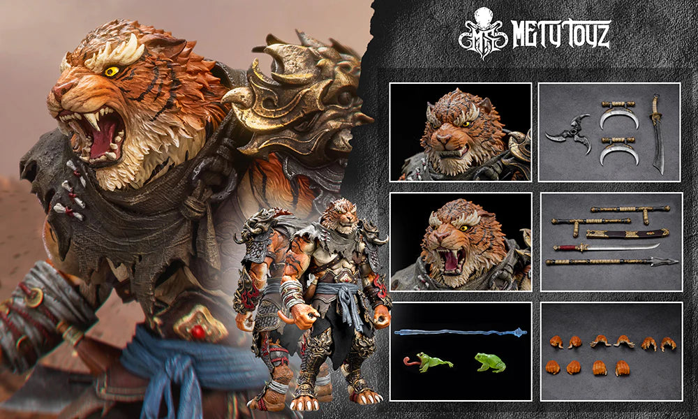 (Pre-Order) Mety toyz Adventurer's World Tiger Vanguard JinshanJun 1/10 9.5 inches Action Figure