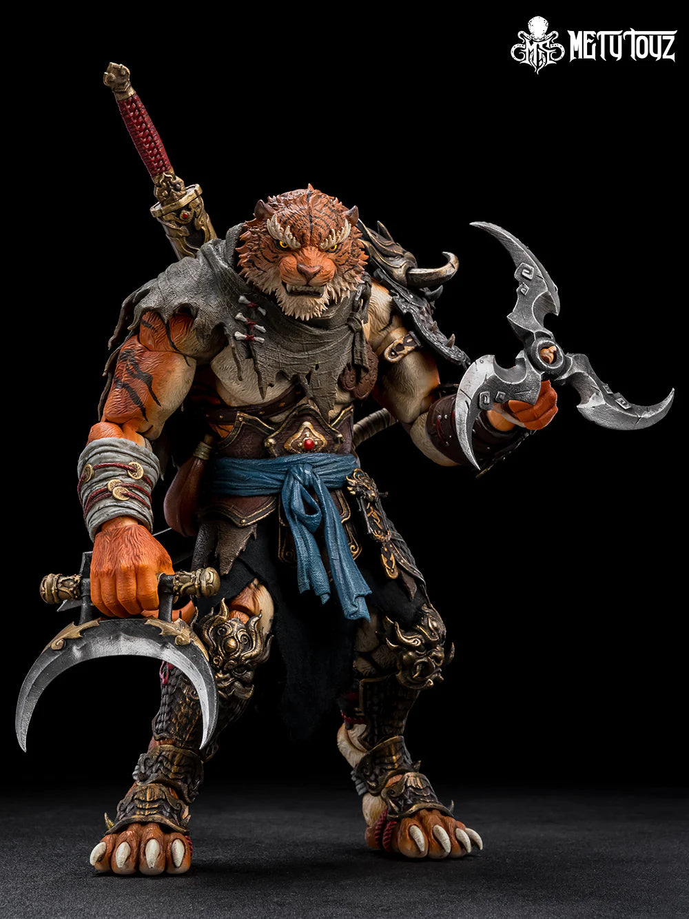 (Pre-Order) Mety toyz Adventurer's World Tiger Vanguard JinshanJun 1/10 9.5 inches Action Figure