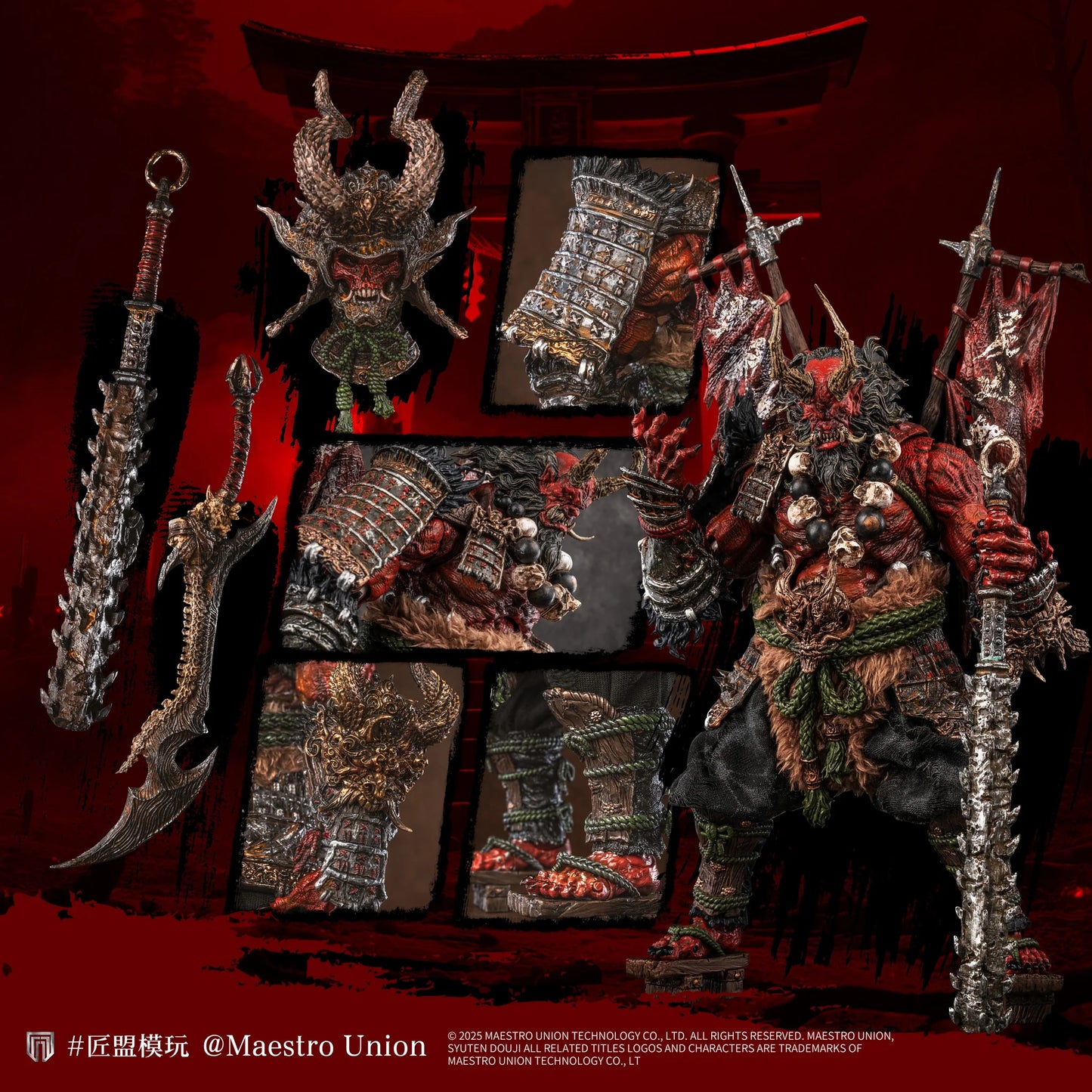 (Pre-Order) Maestro union studio Immortal Legend Syuten Douji 1/12 9 inches Action Figure Upgrade version