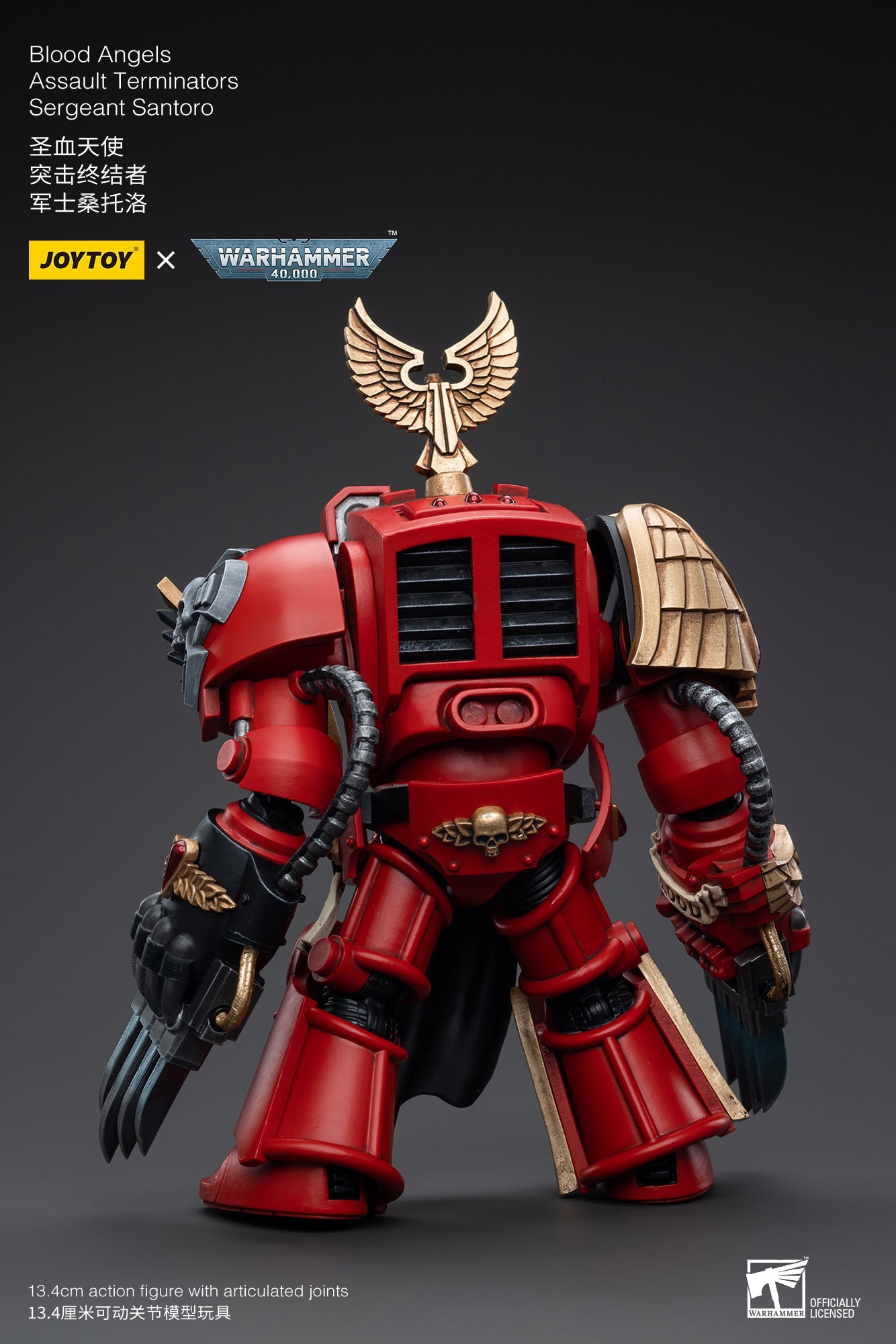 Warhammer 40K Blood Angels Assault Terminators Sergeant Santoro (In Stock)