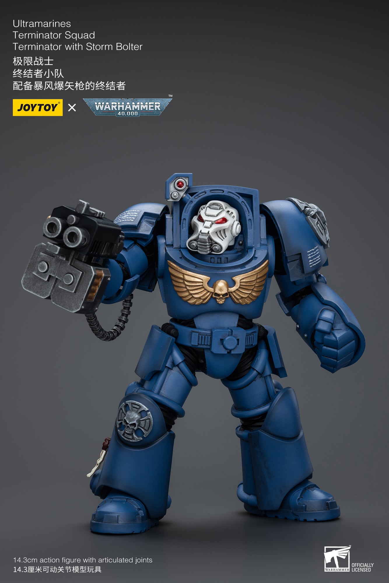 (Pre-Order) Warhammer 40k Ultramarines Terminator Squad Terminator with Storm Bolter