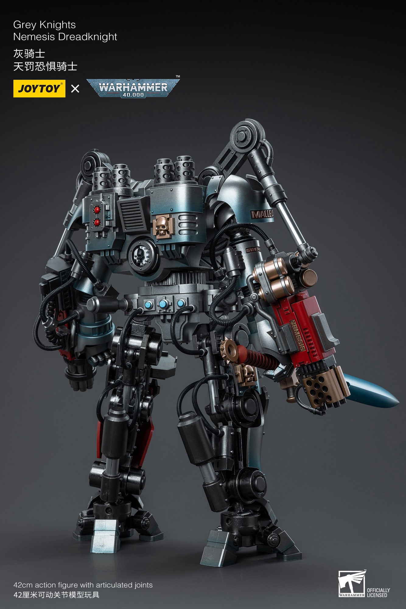 (Pre-Order) Warhammer 40K Grey Knights Nemesis Dreadknight (Including driver figures)