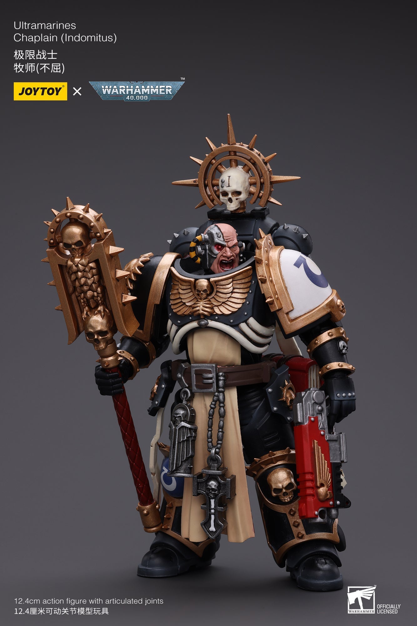 Warhammer 40K Ultramarines Chaplain (Indomitus) (In Stock)