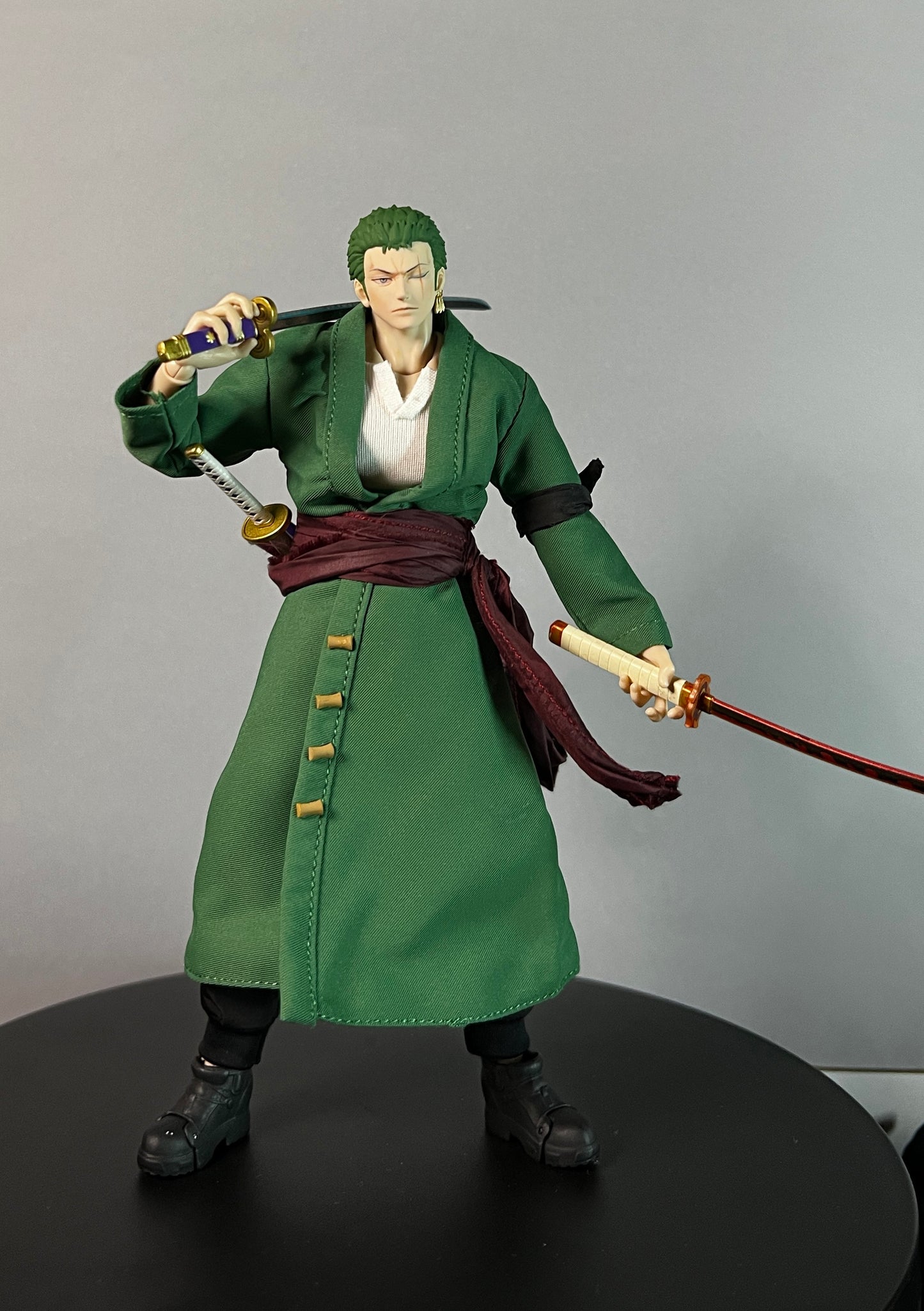 Custom 1/12 Clothing Accessories Zoro cloth for Romankey Body