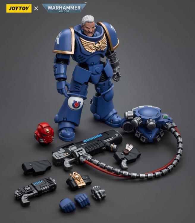 Warhammer 40K Ultramarines Hellblasters Sergeant Ulaxes 1/18 Scale Figure (In Stock)