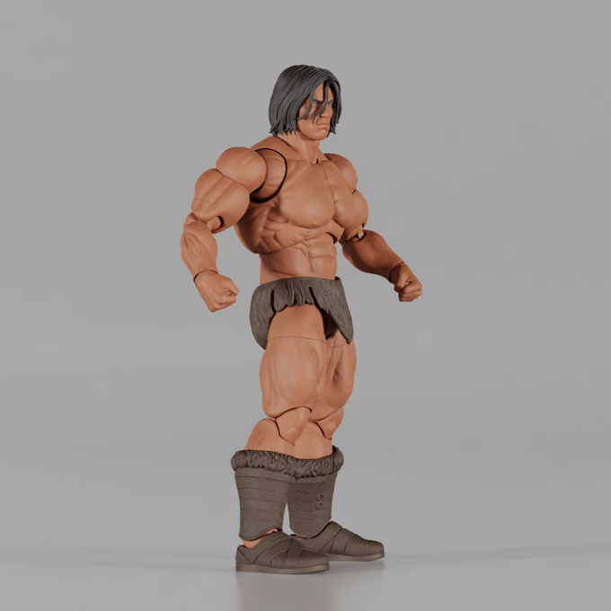 (Pre-Order) Brutal Realm Native American Warrior Barbarian 1/12 Scale Action Figure