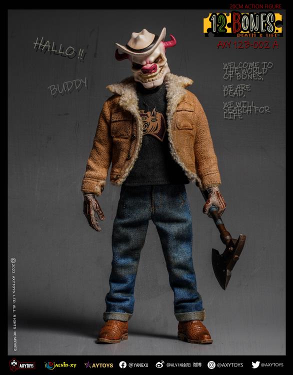 (Pre-Order) AXYTOYS 12 Bones Cowboy (2A) Action Figure