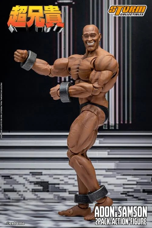 (Pre-Order) Storm Collectibles Chou-Aniki Adon and Samson 1/12 Scale Action Figure Set