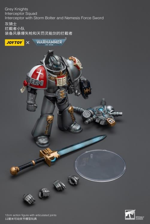 (Pre-Order) Warhammer 40K Grey Knights Interceptor Squad Interceptor with Storm Bolter and Nemesis Force Sword