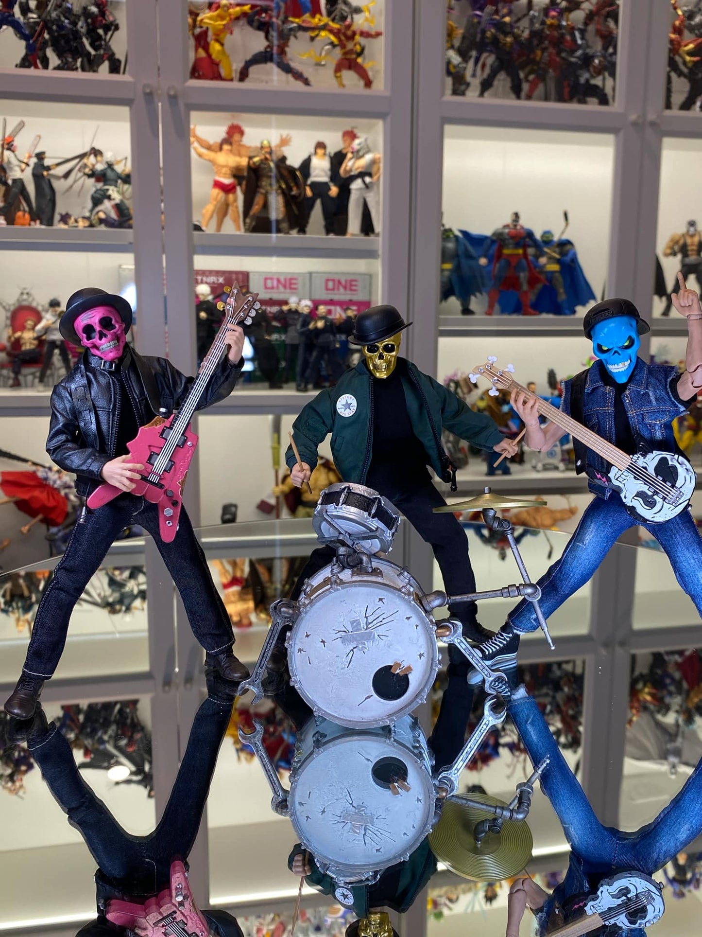 Custom 1/12 Action Figure Mezco Skull Chaos Club