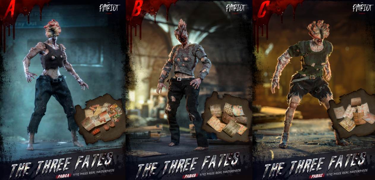 The Patriot Studio Wave 1 The Three Fates Zombies Action Figure PA014C (In Stock)