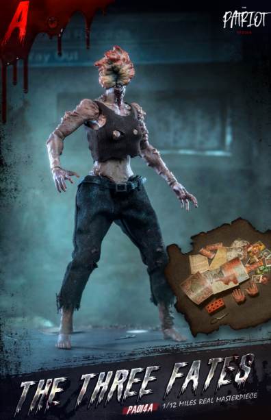 The Patriot Studio Wave 1 The Three Fates Zombies Action Figure PA014A (In Stock)