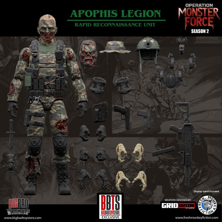 (Pre-Order) Operation: Monster Force Apophis Legion Rapid Reconnaissance Unit 1/12 Scale Figure