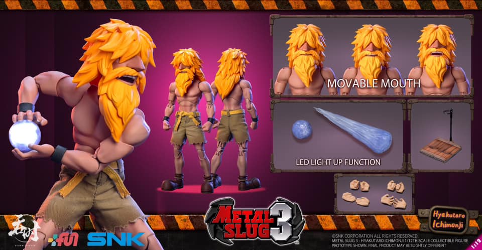 Tunshi Studio 1/12 SNK Licensed Metal Slug 3 Hyakutaro Ichimonji (In Stock)
