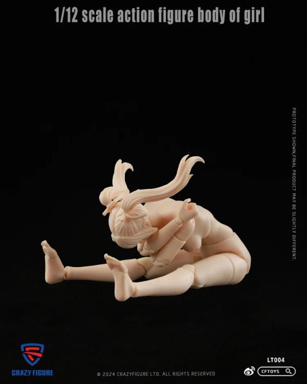 CRAZY FIGURE Multi Joint Movable 1/12 Scale Female Body LT004 (In Stock)