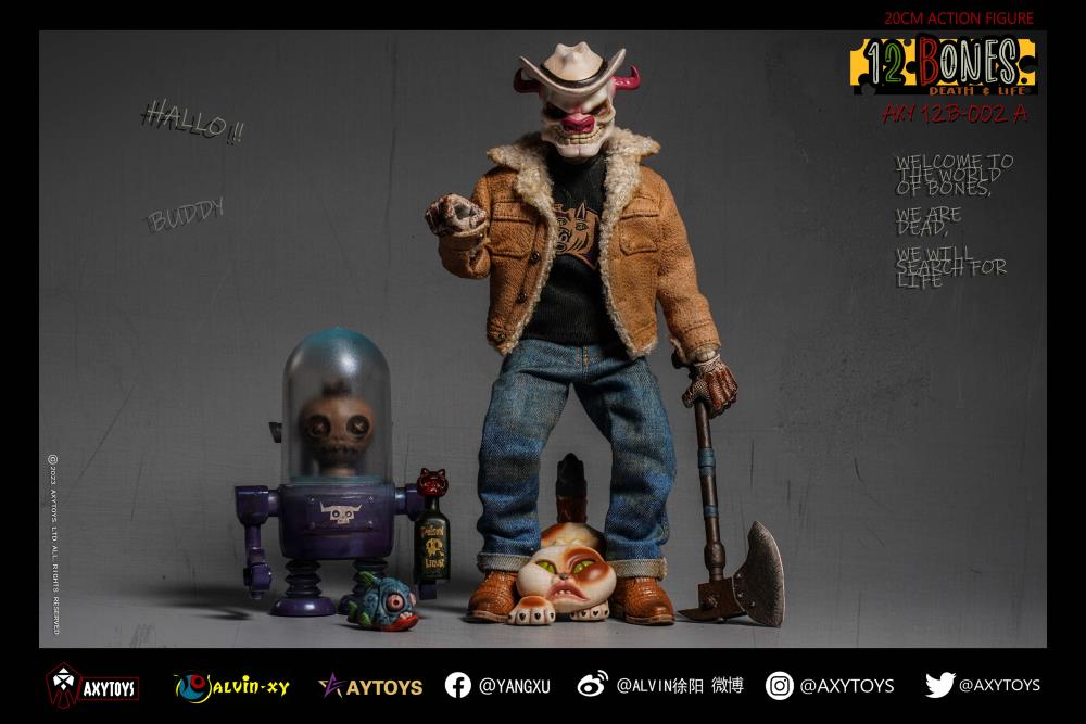 (Pre-Order) AXYTOYS 12 Bones Cowboy (2A) Action Figure