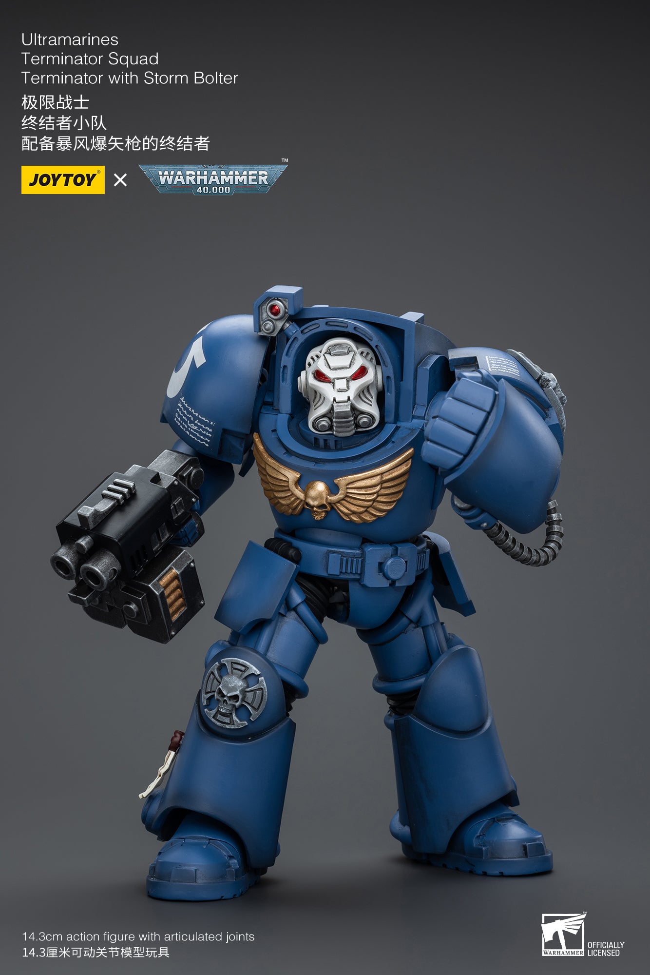 (Pre-Order) Warhammer 40k Ultramarines Terminator Squad Terminator with Storm Bolter