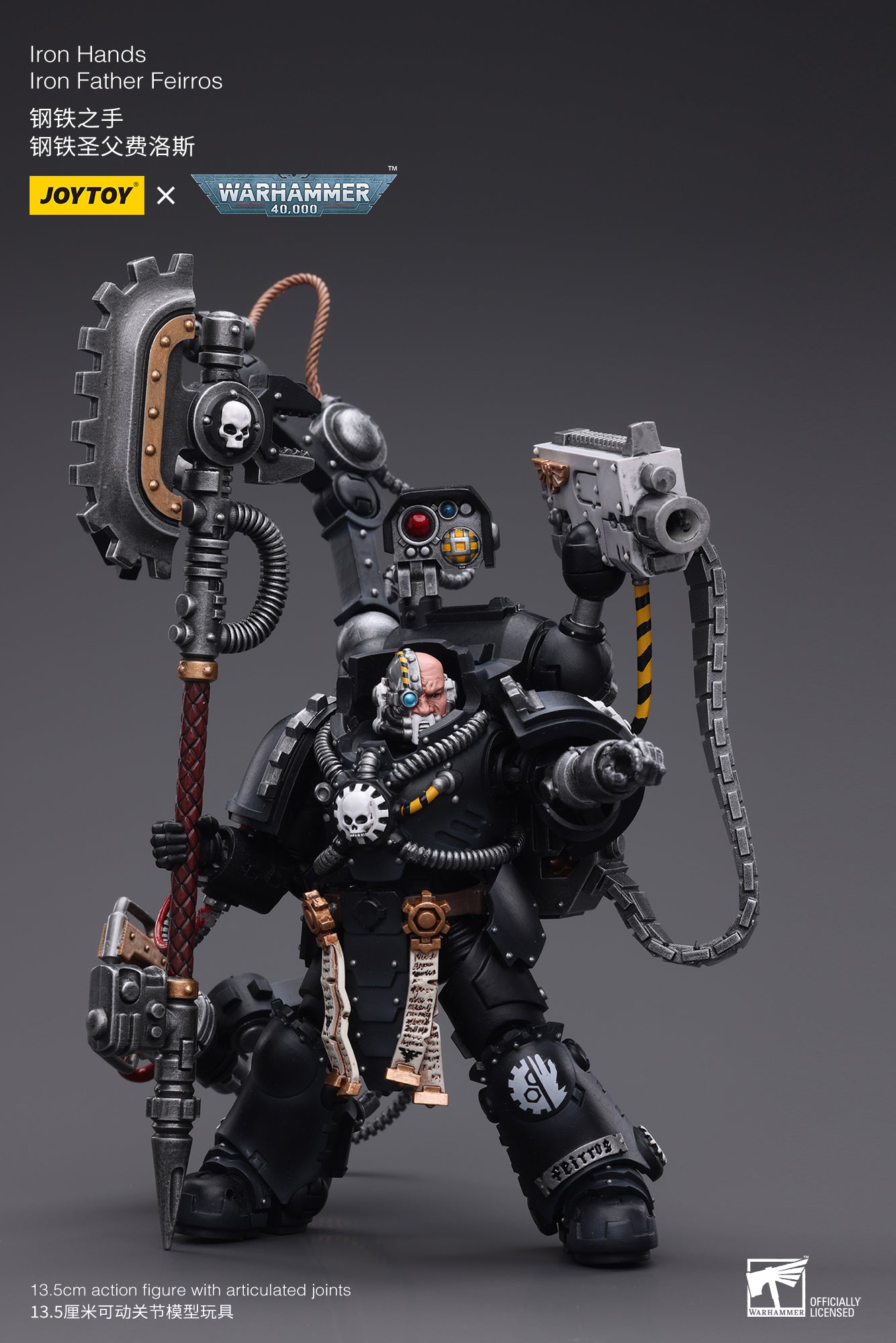 Warhammer 40K Iron Hands lron Father Feirros (In Stock)