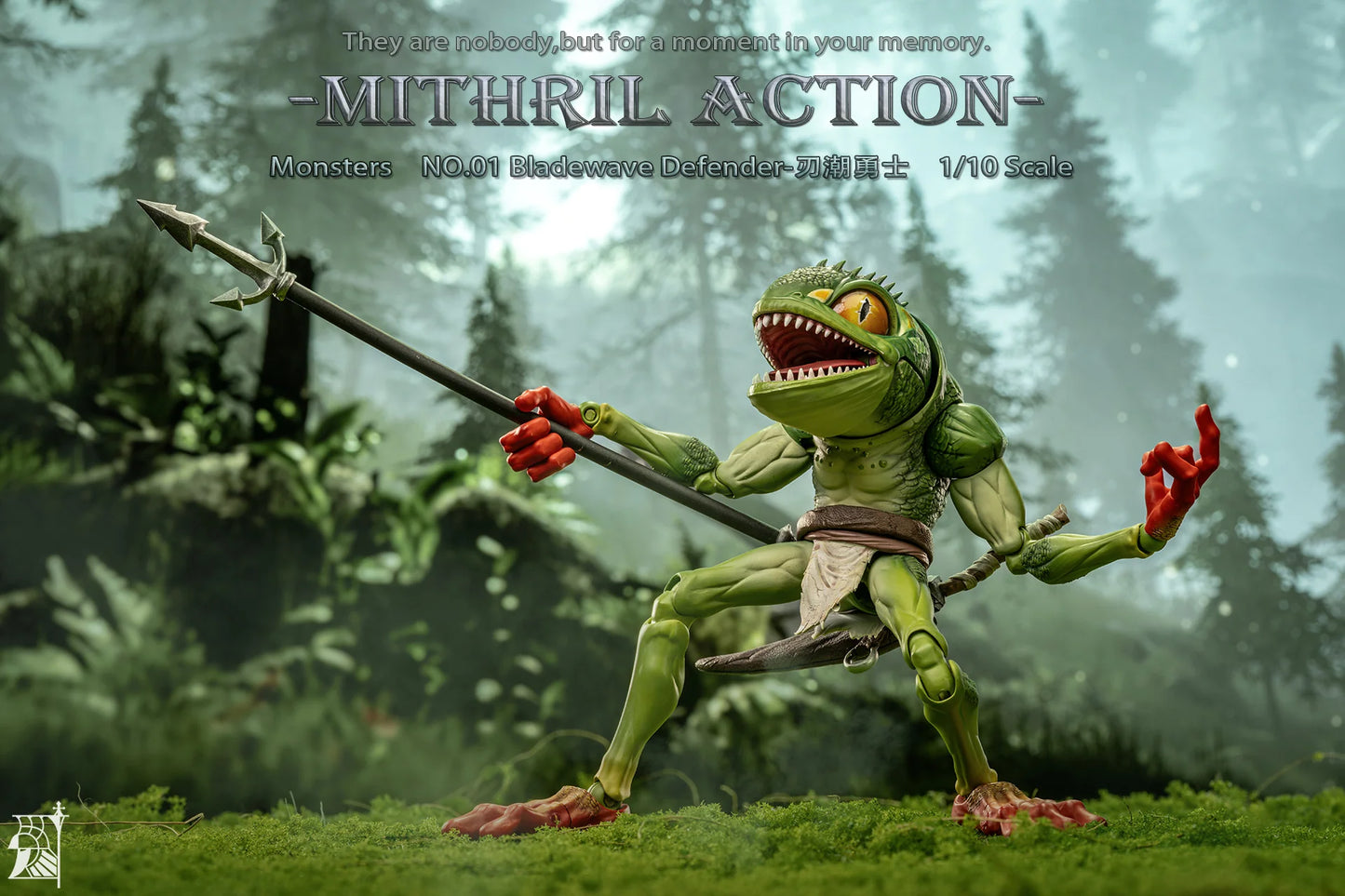 Mithril Action 1/10 Monsters 01 Defender 02 Archer 03 Chief action figure (In Stock)