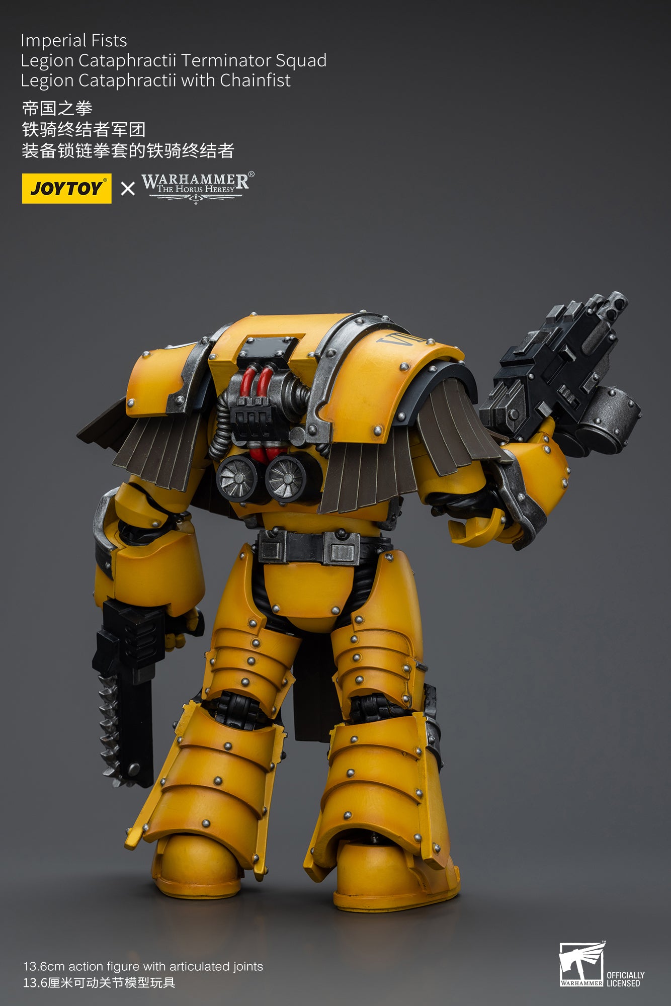 Warhammer The Horus Heresy Imperial Fists Legion Cataphractii Terminator Squad Legion Cataphractii with Chainfist (In Stock)
