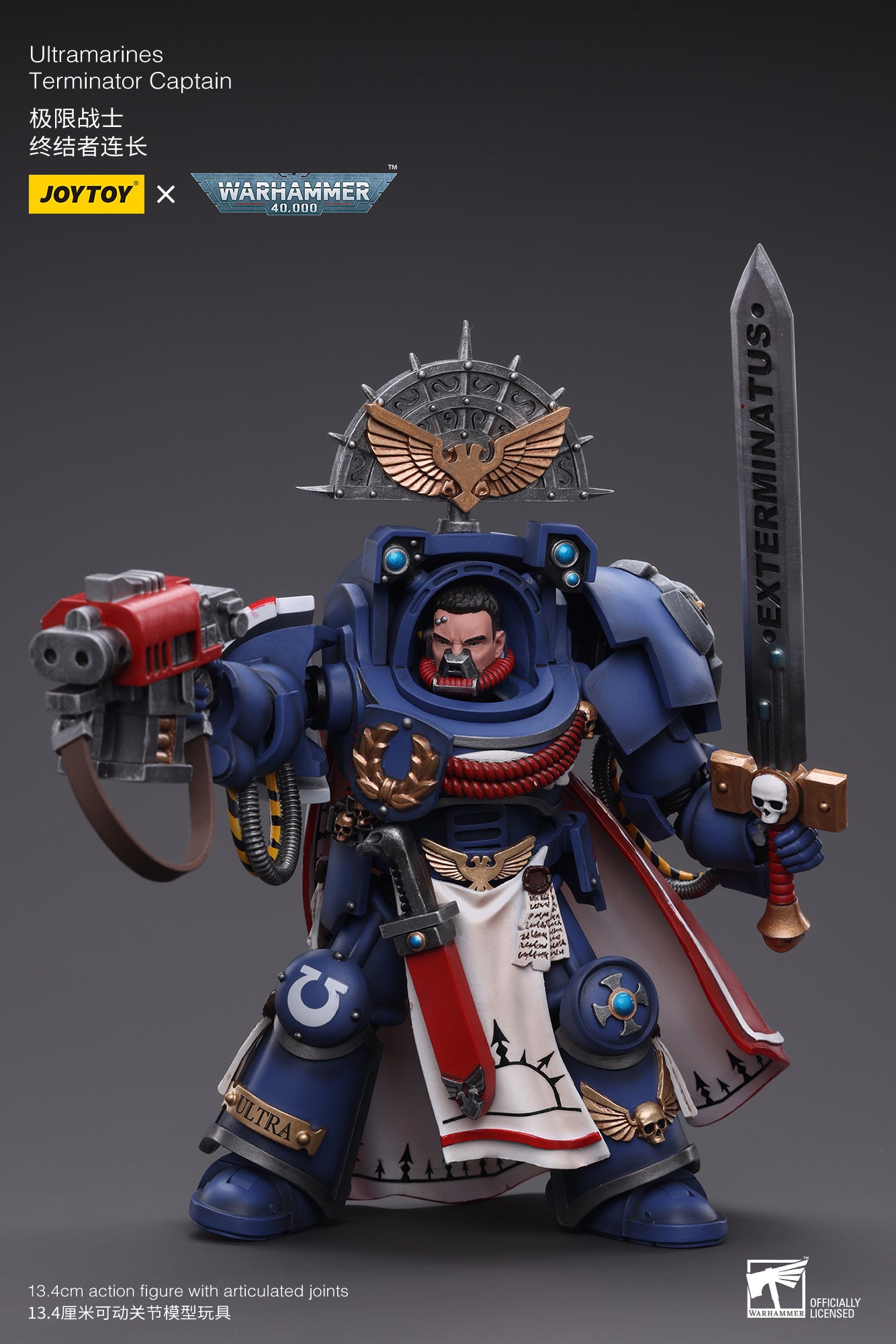 (Pre-Order) Warhammer 40K Ultramarines Terminator Captain