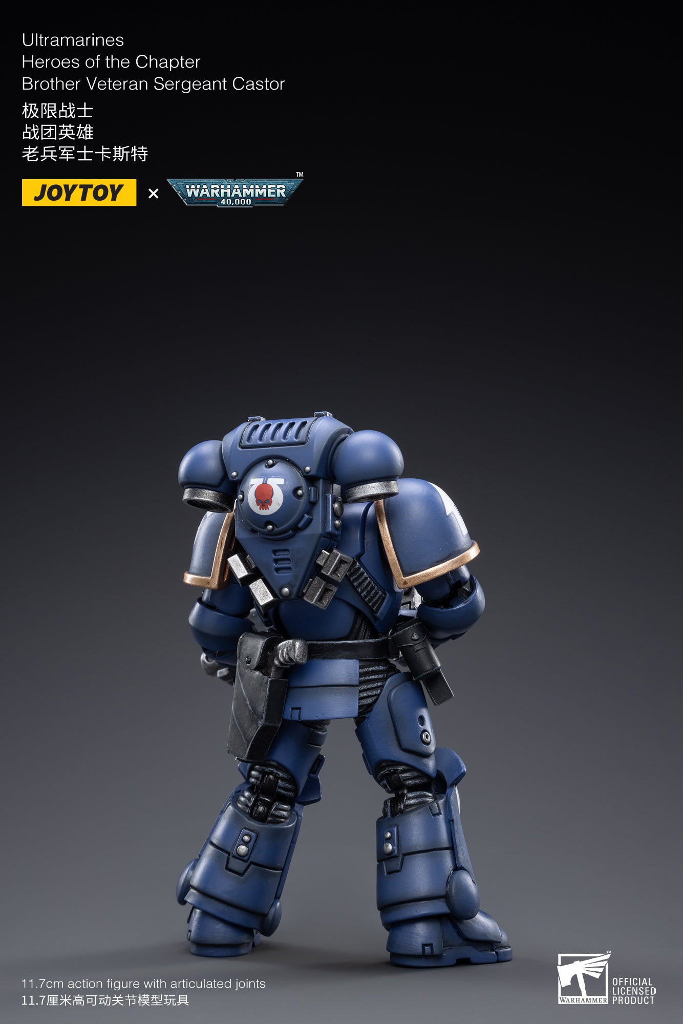 (Pre-Order) Warhammer 40k Ultramarines Heroes of the Chapter Brother Veteran Sergeant Castor - Reissue