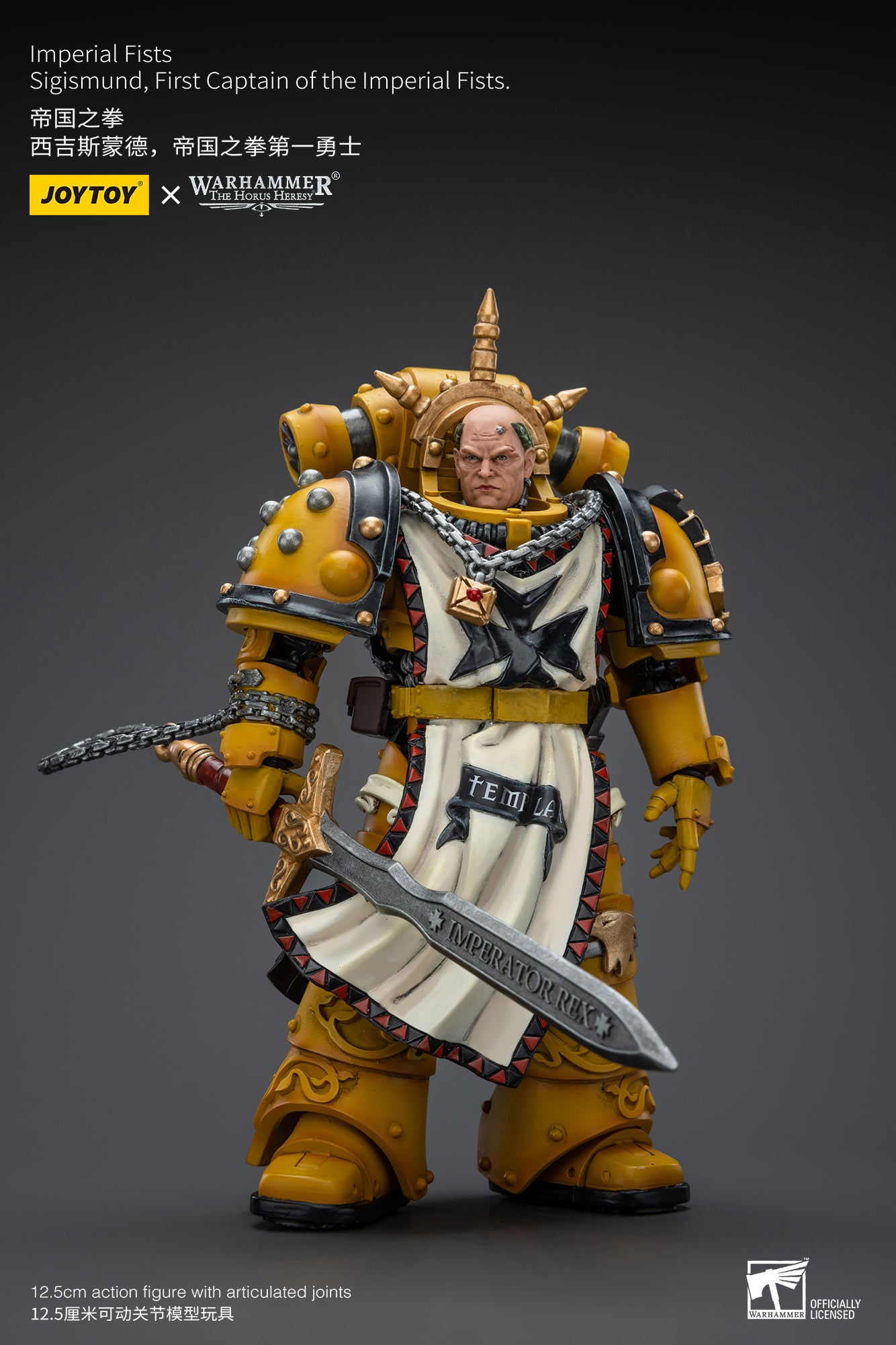 (Pre-Order) Warhammer The Horus Heresy Imperial Fists Sigismund, First Captain of the Imperial Fists