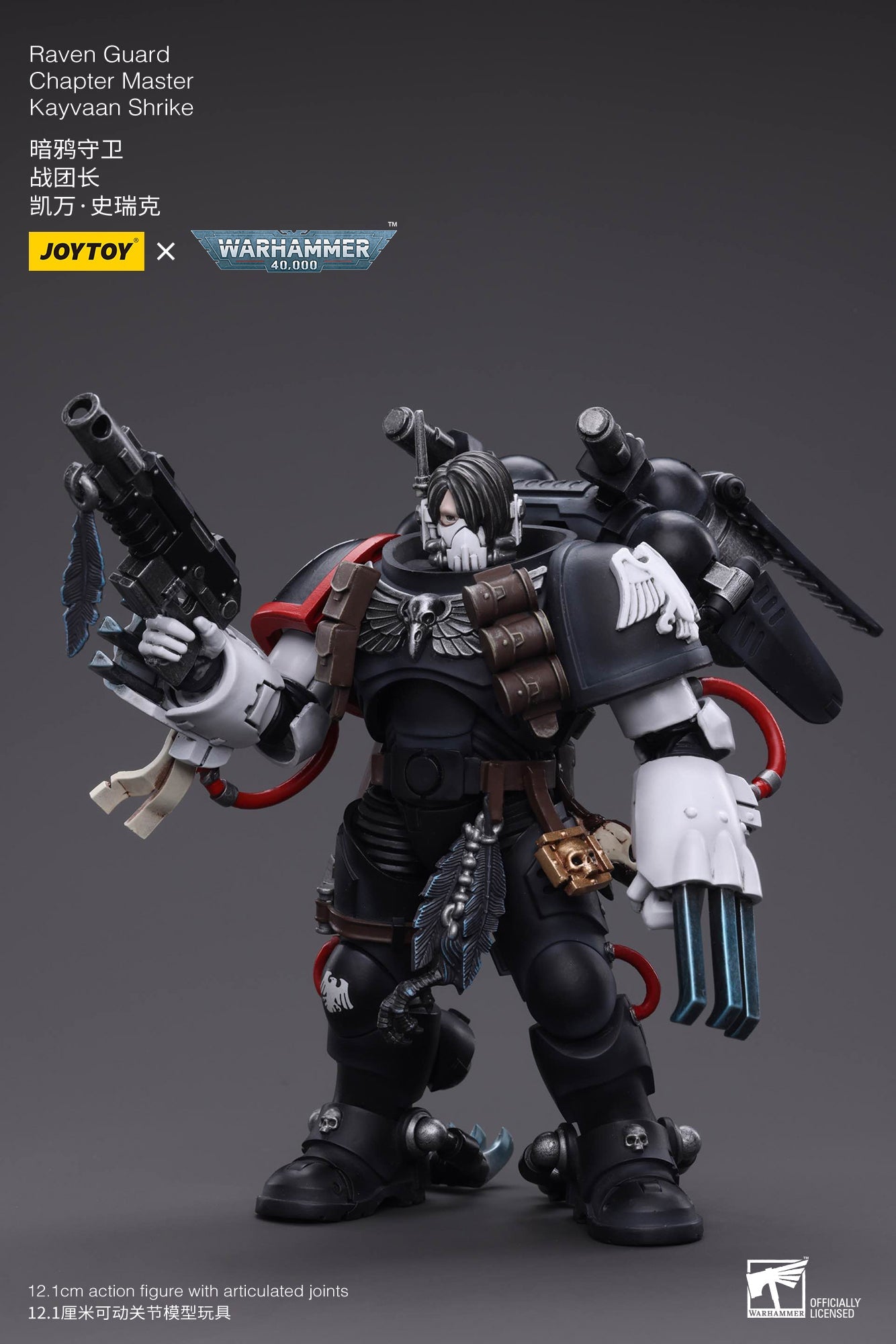 Warhammer 40K Raven Guard Chapter Master Kayvaan Shrike (In Stock)