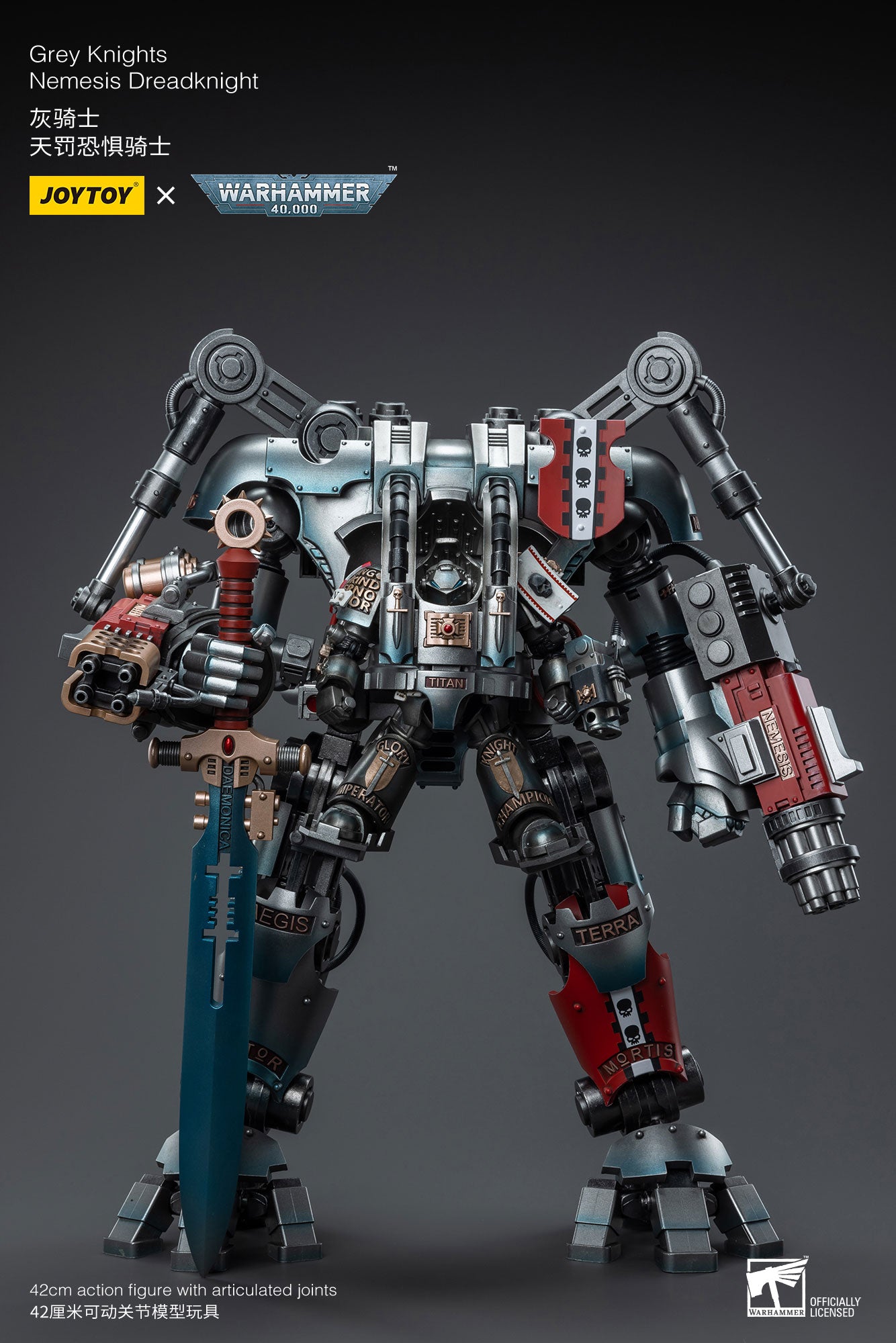 (Pre-Order) Warhammer 40K Grey Knights Nemesis Dreadknight (Including driver figures)