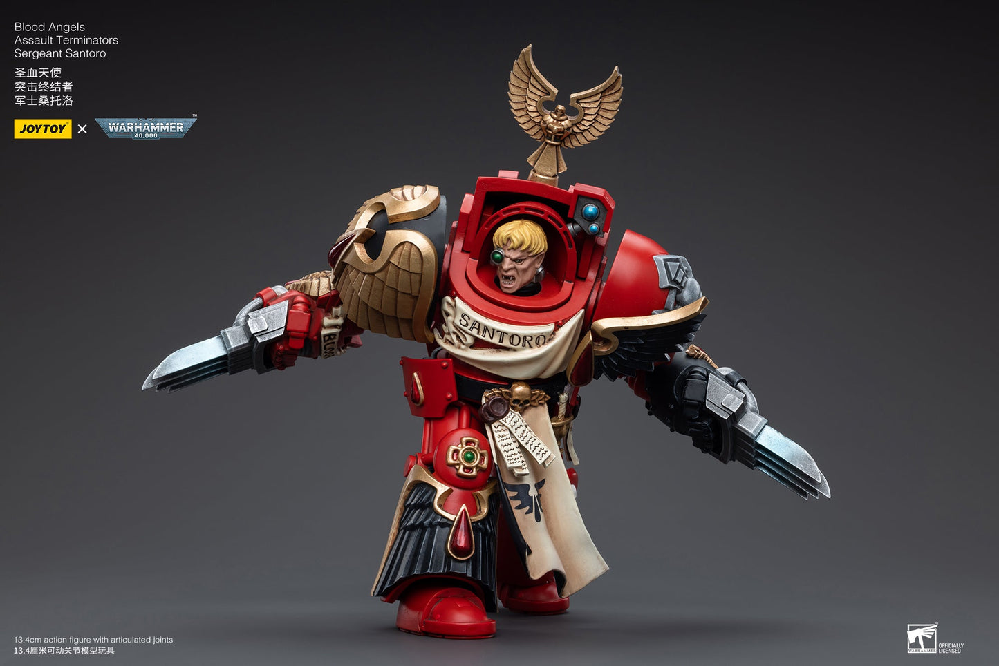 Warhammer 40K Blood Angels Assault Terminators Sergeant Santoro (In Stock)