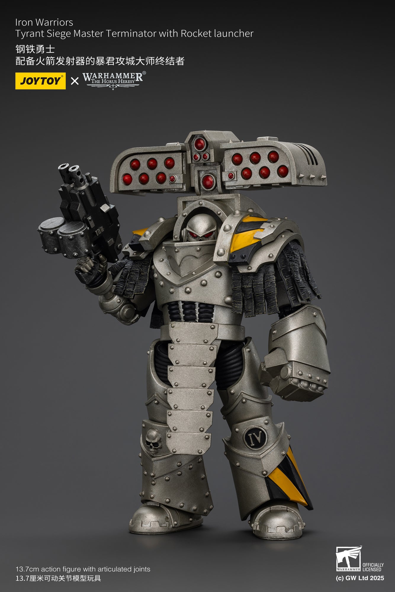 (Pre-Order) Warhammer The Horus Heresy lron Warriors Tyrant Siege Master Terminator with Rocket launcher
